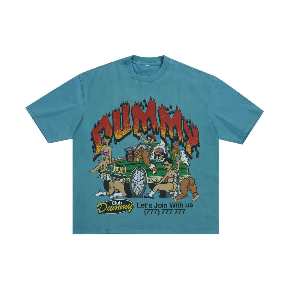 Oversized graphic streetwear tee